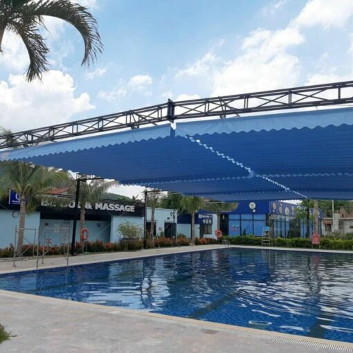 Mái xếp hồ bơi Bình Tân