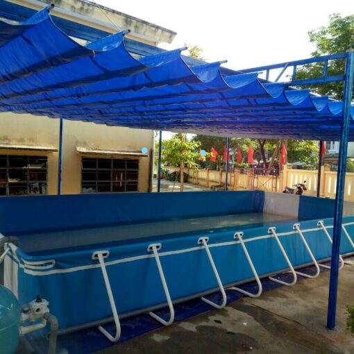 Mái xếp hồ bơi Tân Uyên