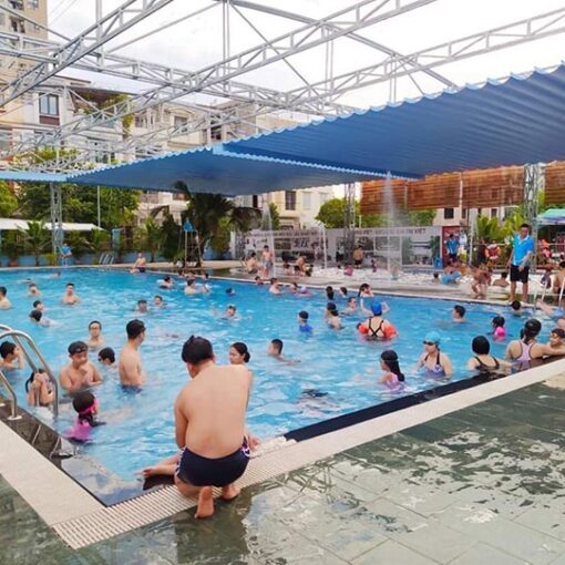 Mái xếp hồ bơi Thủ Đức