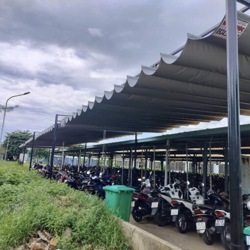 Mái Xếp Nhà Xe Bình Chánh