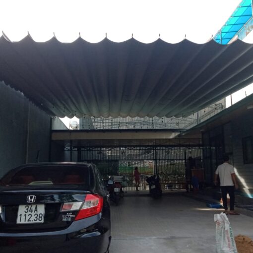 Mái Xếp Nhà Xe Bình Thạnh