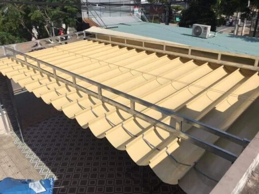 Mái Xếp Nhà Xe Cần Giờ