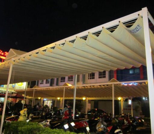 Mái Xếp Nhà Xe Củ Chi