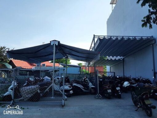 Mái Xếp Nhà Xe HCM