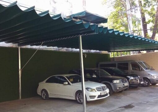 Mái Xếp Nhà Xe Tân Uyên