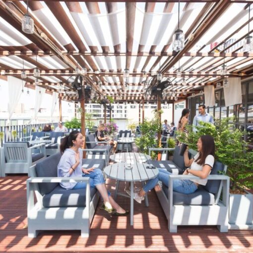 Mái Xếp Quán Cafe Bình Tân