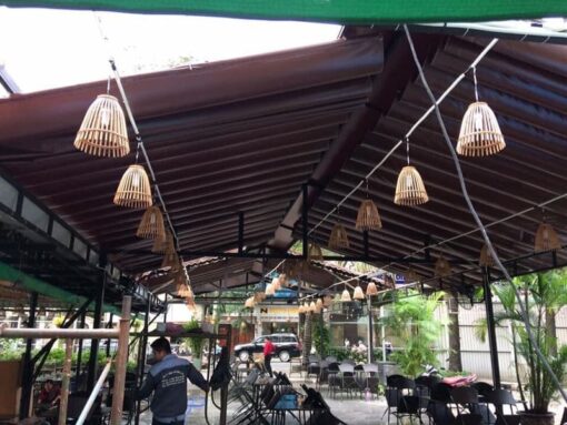 Mái Xếp Quán Cafe Hóc Môn