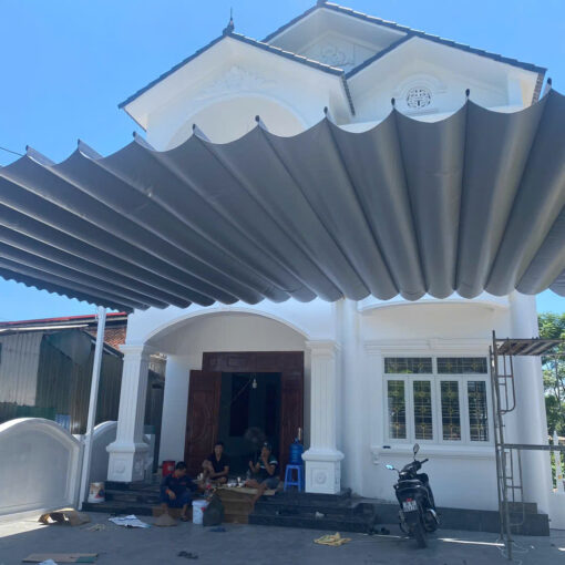Mái xếp sân nhà Cần Giờ