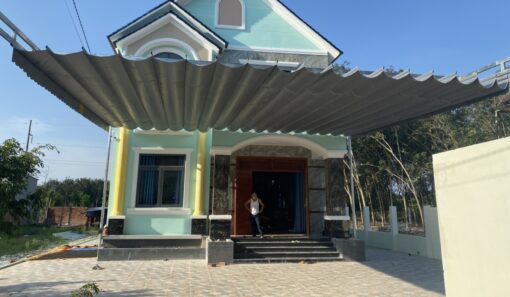 Mái xếp sân nhà Gò Vấp