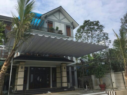 Mái xếp sân nhà Hóc Môn