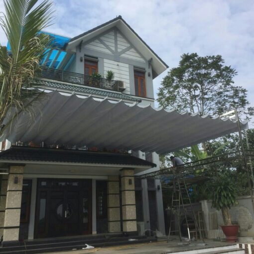 Mái xếp sân nhà Hóc Môn
