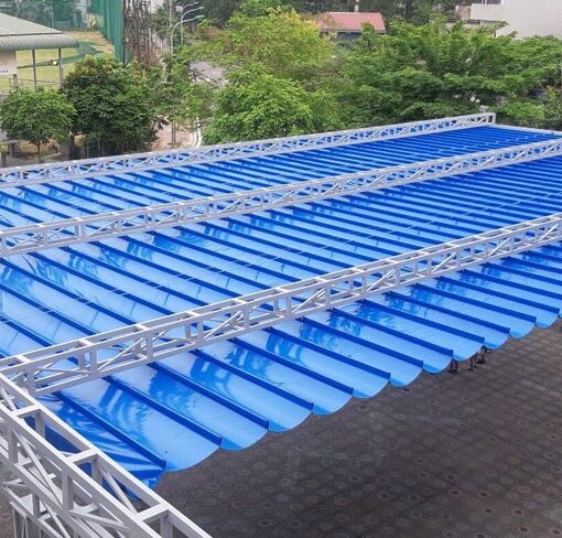 Mái xếp sân nhà Quận 11