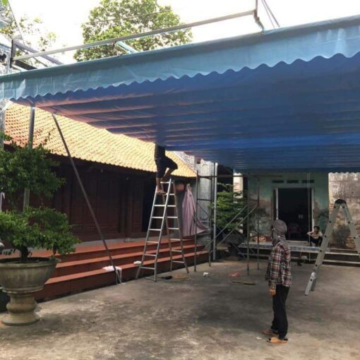 Mái xếp sân nhà Quận 5