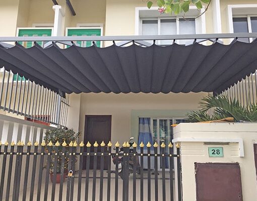 Mái xếp sân nhà Quận 6