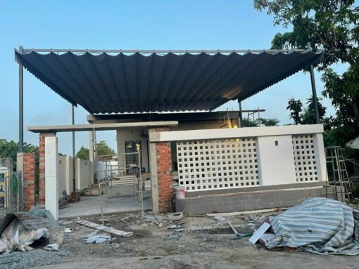 Mái xếp sân nhà Quảng Ngãi