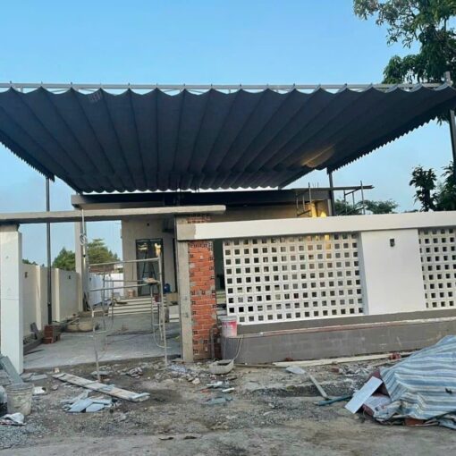 Mái xếp sân nhà Quảng Ngãi