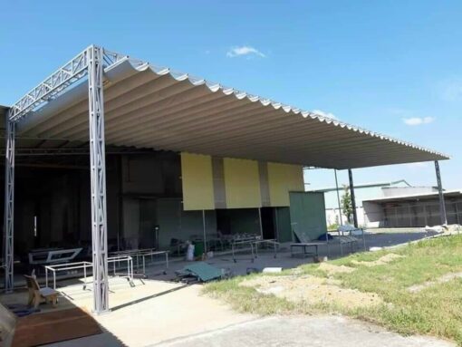 Mái xếp sân nhà Tân Bình