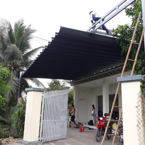 Mái xếp sân nhà Tân Phú