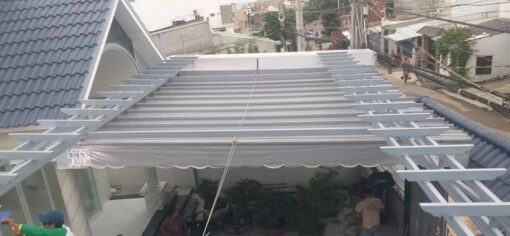 Mái xếp sân nhà Thuận An