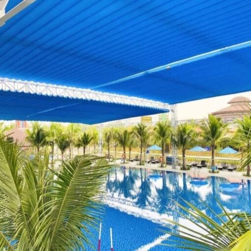 Mái xếp hồ bơi Bình Chánh