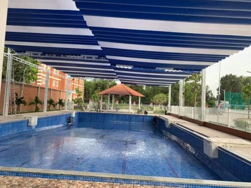 Mái xếp hồ bơi Hóc Môn